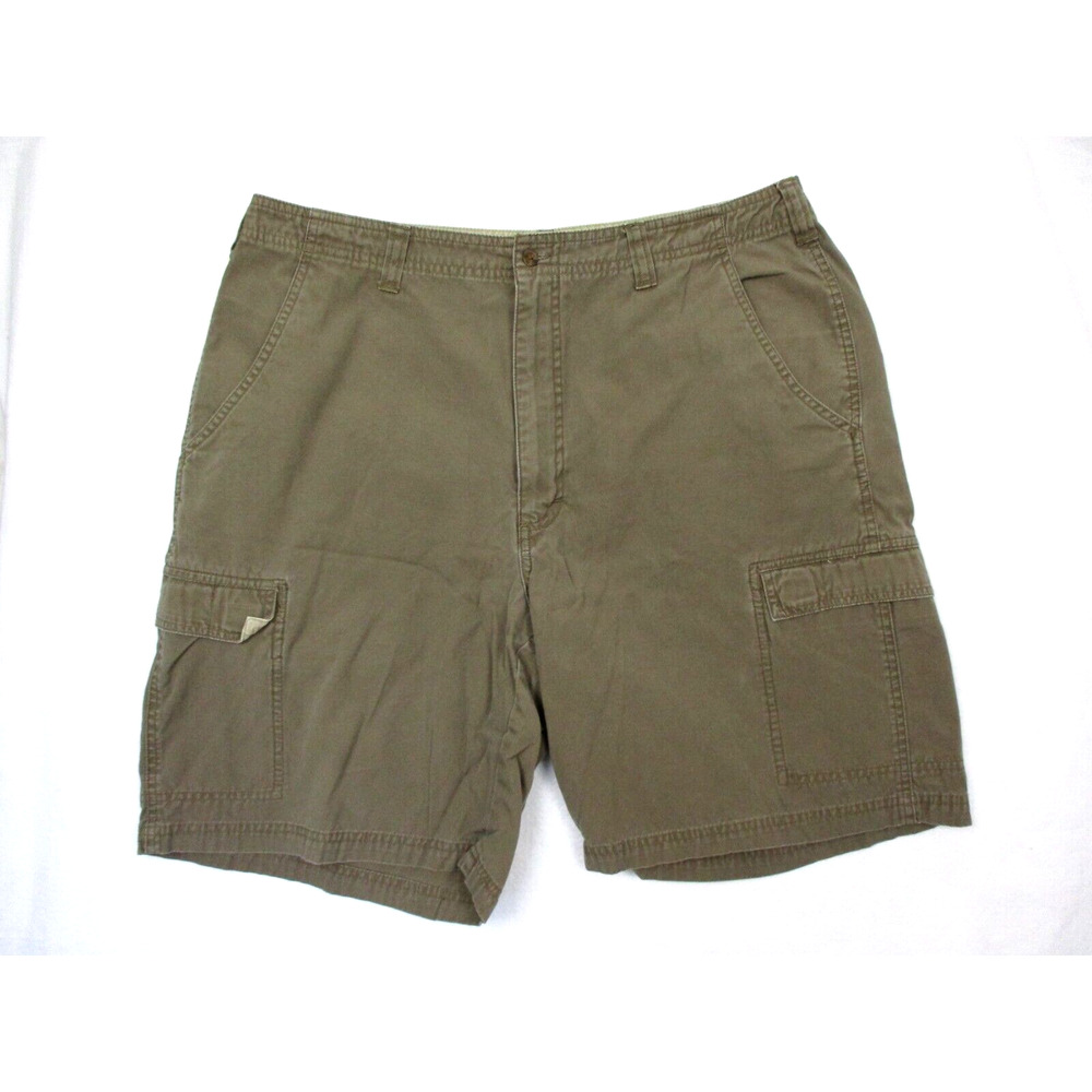 Woolrich Cargo Shorts Mens 36x9 Green Kelp Cotton Vintage Utility Grunge